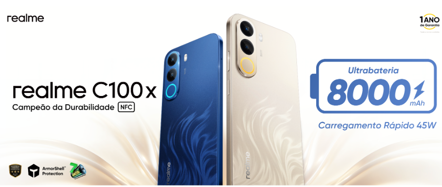 Dia dos Pais: realme anuncia C100x com R$ 300 de desconto