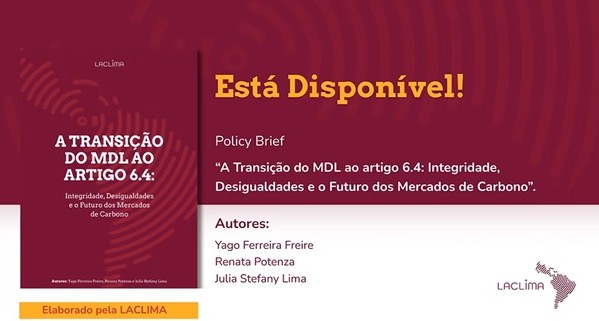 LACLIMA lança estudo sobre o novo mercado global de carbono