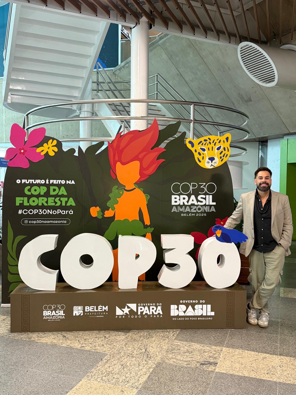 Brasileiro radicado nos EUA participa da COP30 na Amazônia