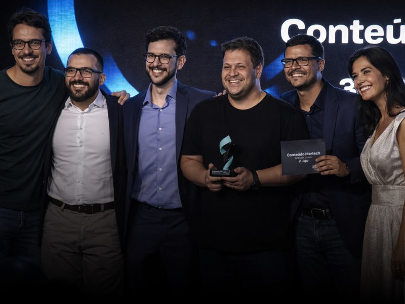 Conteúdo Martech fica no TOP 3 na categoria Empresa do Ano