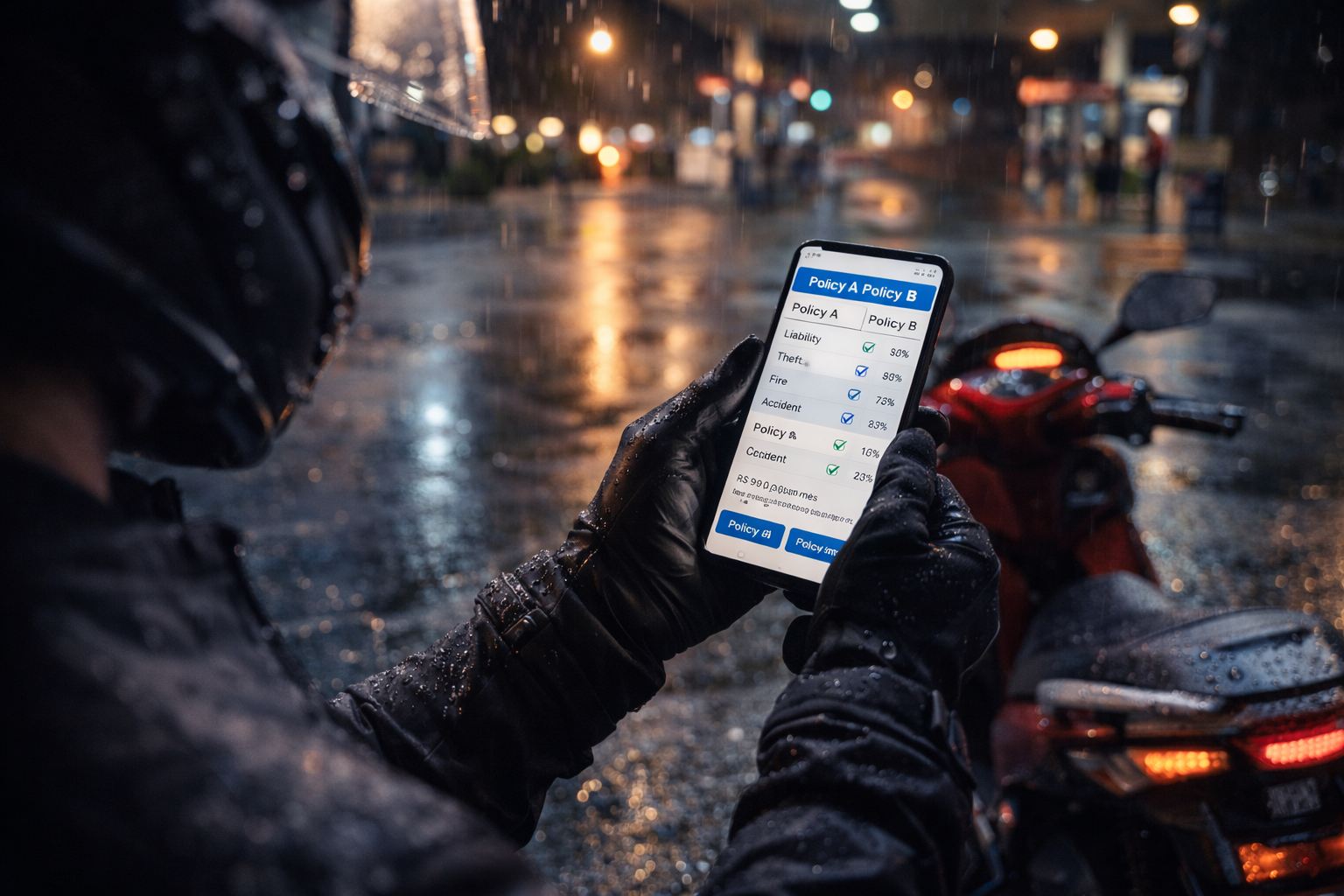Seguro de moto: coberturas e preço orientam busca na web