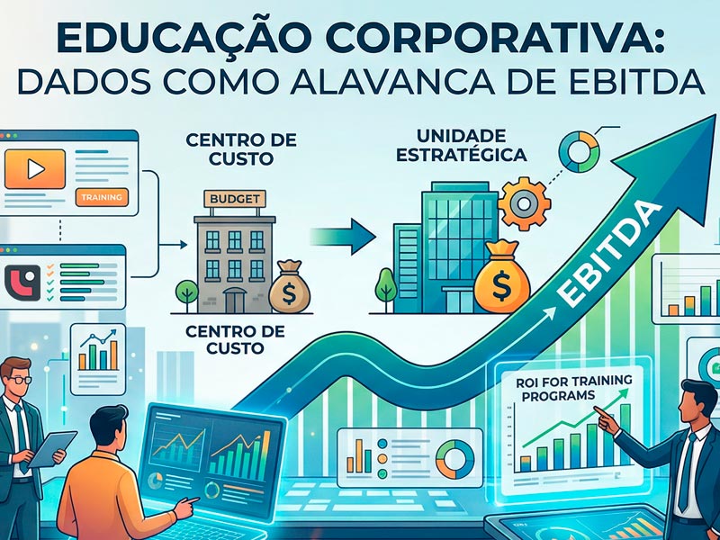 Dados em educação corporativa elevam ganho em empresas